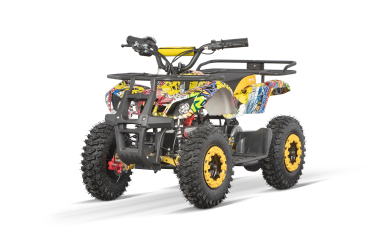 NITRO MOTORS E-Quad 1000W Torino Sport 36V 6" snowy profile Graffiti
